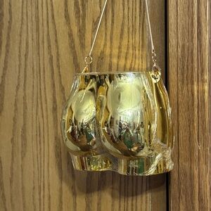 Gold Reflective “booty” Women's Bag